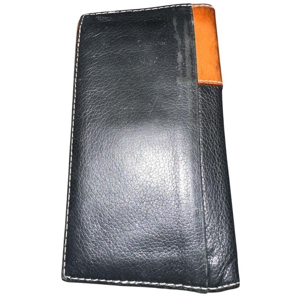 Nocona Western Mens Wallet Rodeo Praying Cowboy Concho Brown/black - Picture 2 of 5